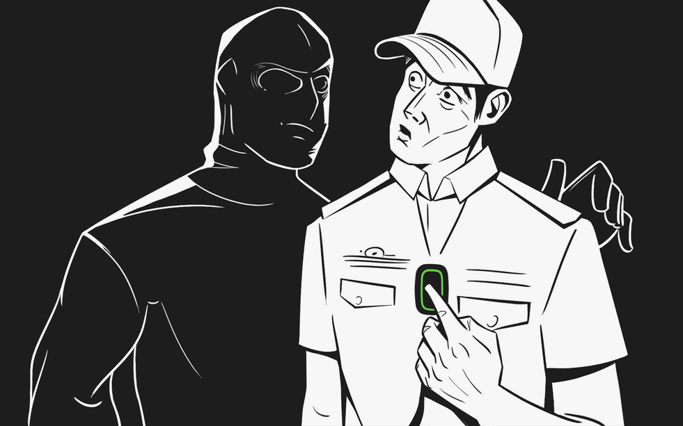 Ajax Systems Double Panic Button (Black)