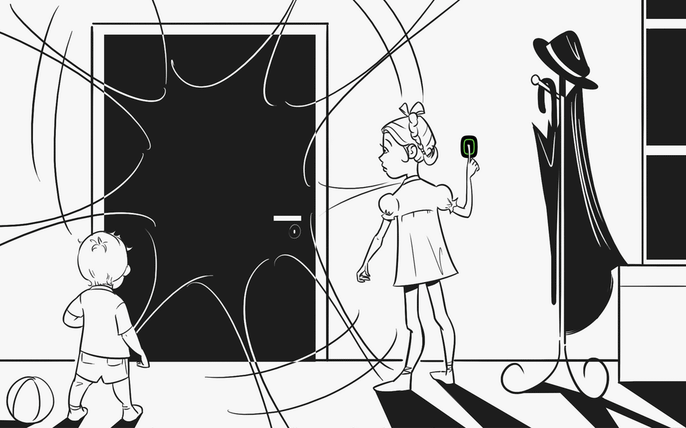 Ajax Systems Double Panic Button (Black)