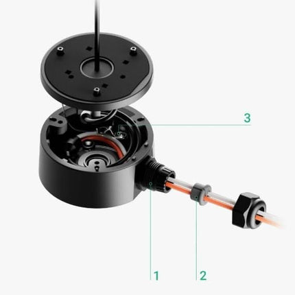 Ajax Systems Boîtier de montage noir pour caméras Ajax