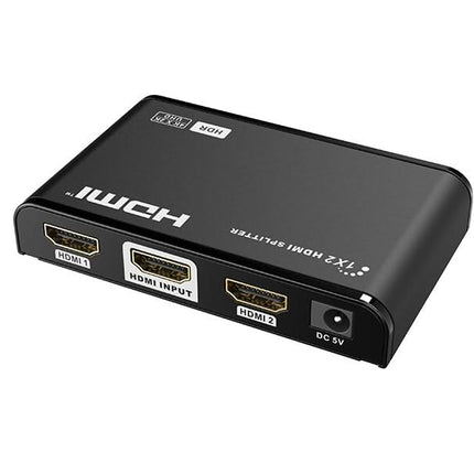 Alarm SystemExpert.co.uk HDMI 2-Port Splitter, 4K 60Hz UHD