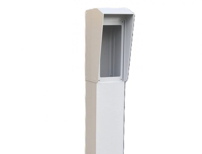 AlarmsystemExpert.co.uk Intercom column 230cm, 15x15cm Double layer powder coated