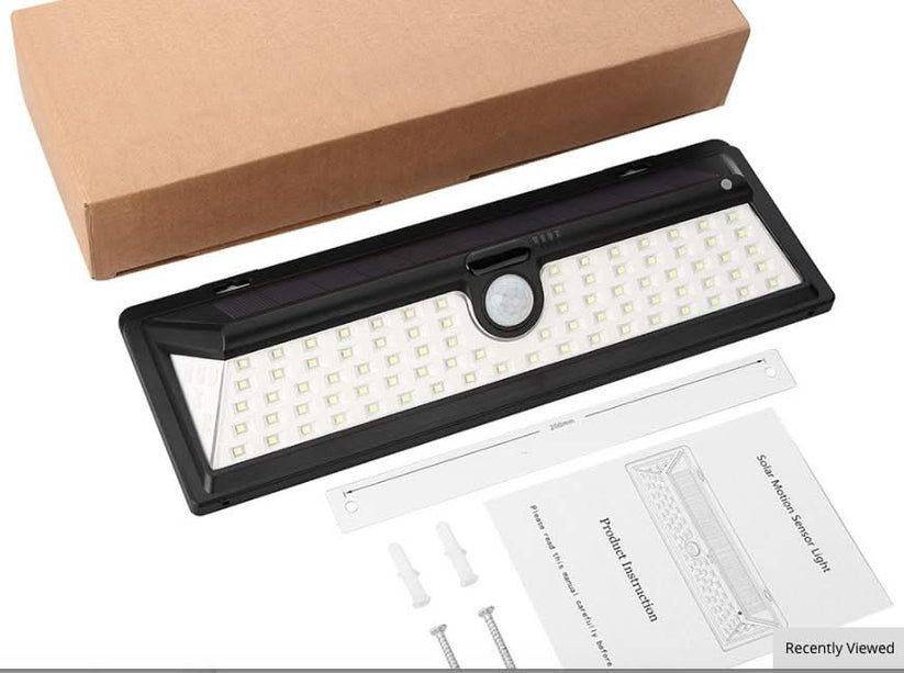 AlarmsysteemExpert.nl LED schriklamp voor buiten met sensor (draadloos)