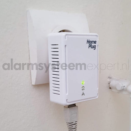 AlarmsystemExpert.de Powerline Adapter Set 1200Mbps mit PoE Funktion + Homeplug (3-phasig)