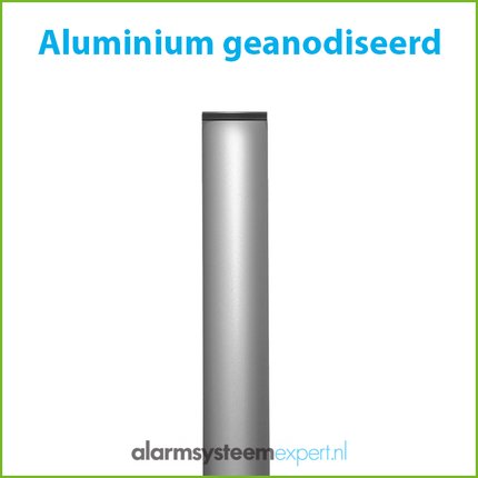 AlarmsystemExpert.co.uk Fixed camera mast 4 meters tapered with inspection hatch