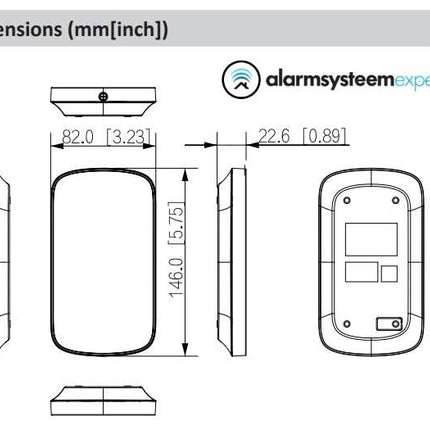 Dahua DHI-ARK30T-W2, Wireless Keypad with Card Reader