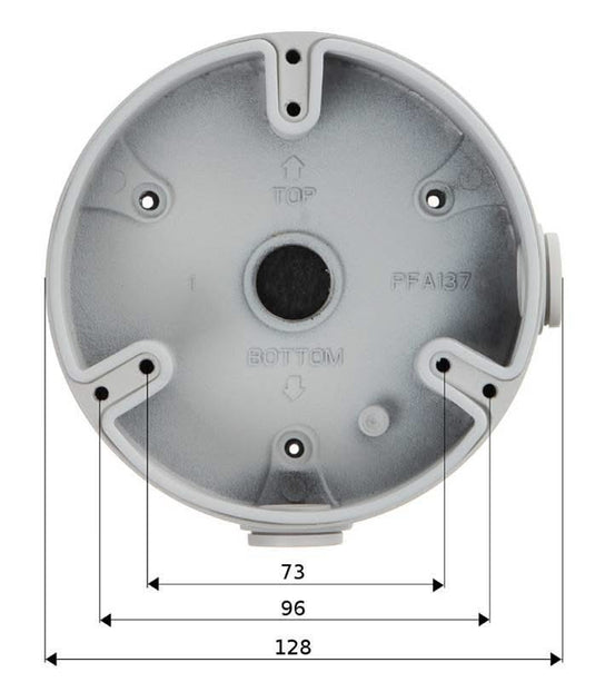 Dahua PFA137 mounting box for various camera models