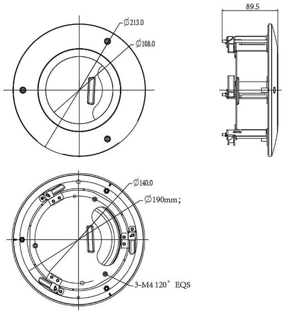 Dahua PFB201C, built-in bracket