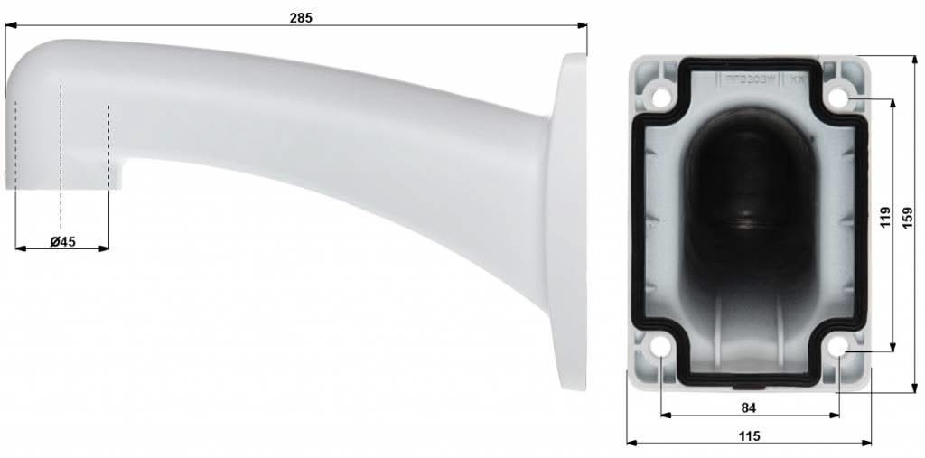 Dahua PFB303W Support mural