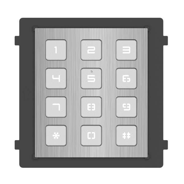 Hikvision DS-KD-KP/S Keypad Stainless Steel