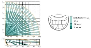 Hikvision DS-PDD12P-EG2-WE Wireless PIR 12m Microwave