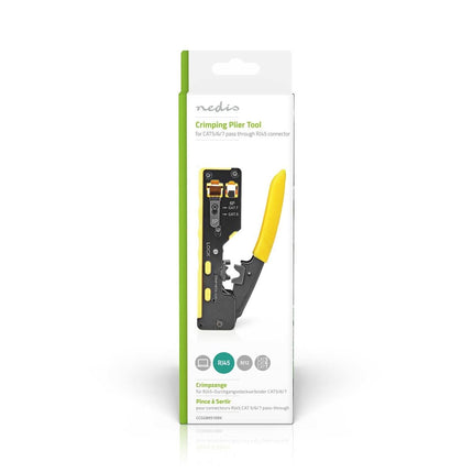 Pince à sertir Nedis pour les connecteurs de réseau Pass Through