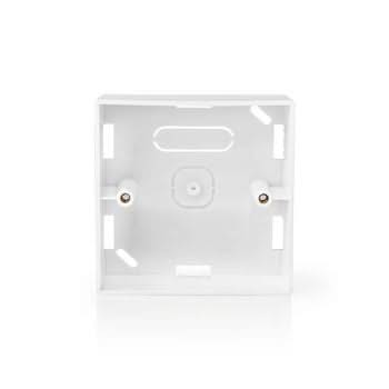 Nedis Surface Mount Box | Wall Mount | 86 x 86 mm | White