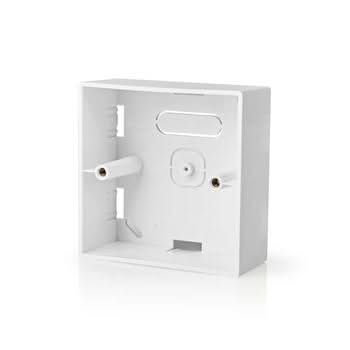 Nedis Surface Mount Box | Wall Mount | 86 x 86 mm | White