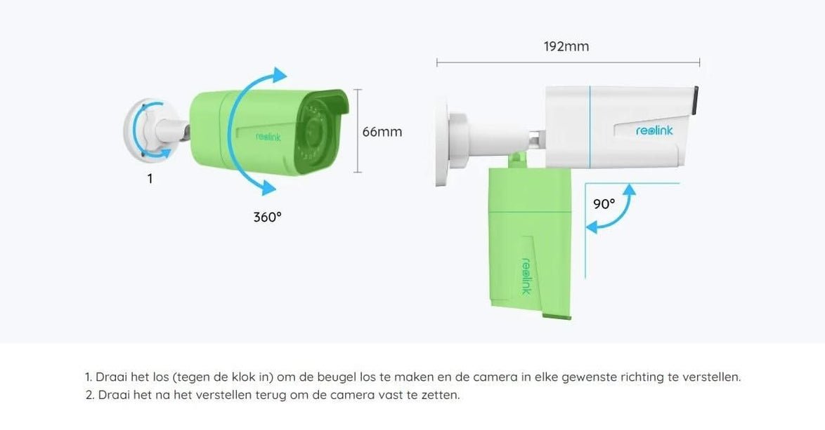 Reolink P330, 8MP 4K PoE IP Camera with Person/Vehicle Detection