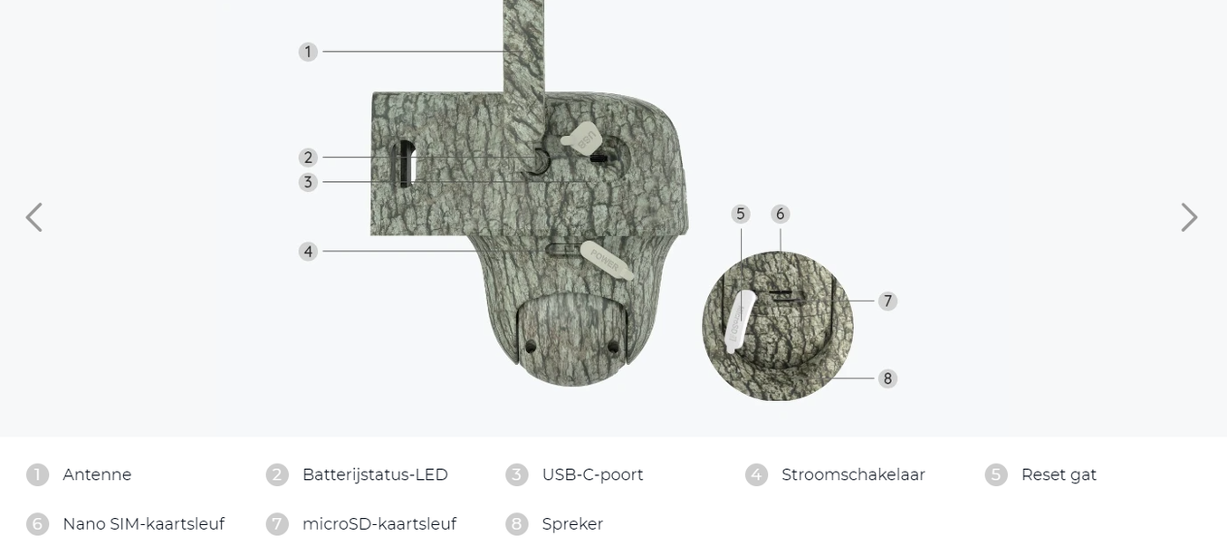 Reolink Wildlife 4K camera G450 + Solar panel 4G LTE