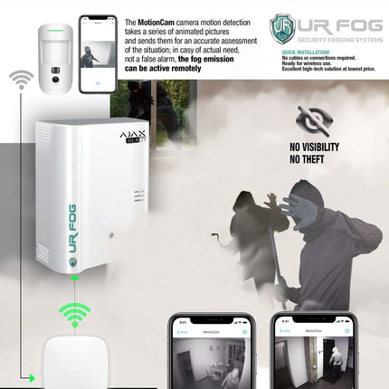 URFOG FPU03ESM300A Fog machine Ajax Ready up to 300m3