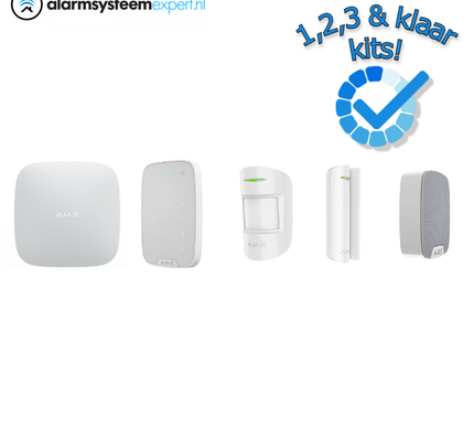 Ajax Systems Ajax Systems Alarmanlage Kit 1 Drahtlos (Weiß)