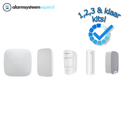 Ajax Systems Ajax Systems Alarmsysteem Kit 1 Draadloos (Wit)