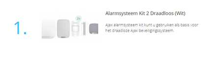 Ajax Systems Ajax Systems Alarm System Kit 2 Wireless (White)
