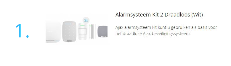 Ajax Systems Ajax Systems Alarm System Kit 2 Wireless (White)