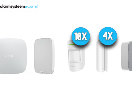 Ajax Systems Ajax Systems Alarmsysteem Kit 6 Draadloos (Wit)