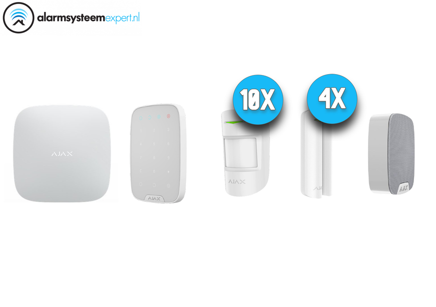 Ajax Systems Ajax Systems Alarmsysteem Kit 6 Draadloos (Wit)
