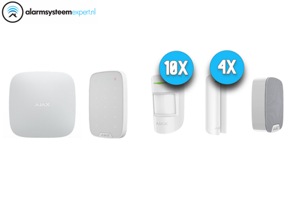 Ajax Systems Ajax Systems Alarmsysteem Kit 6 Draadloos (Wit)