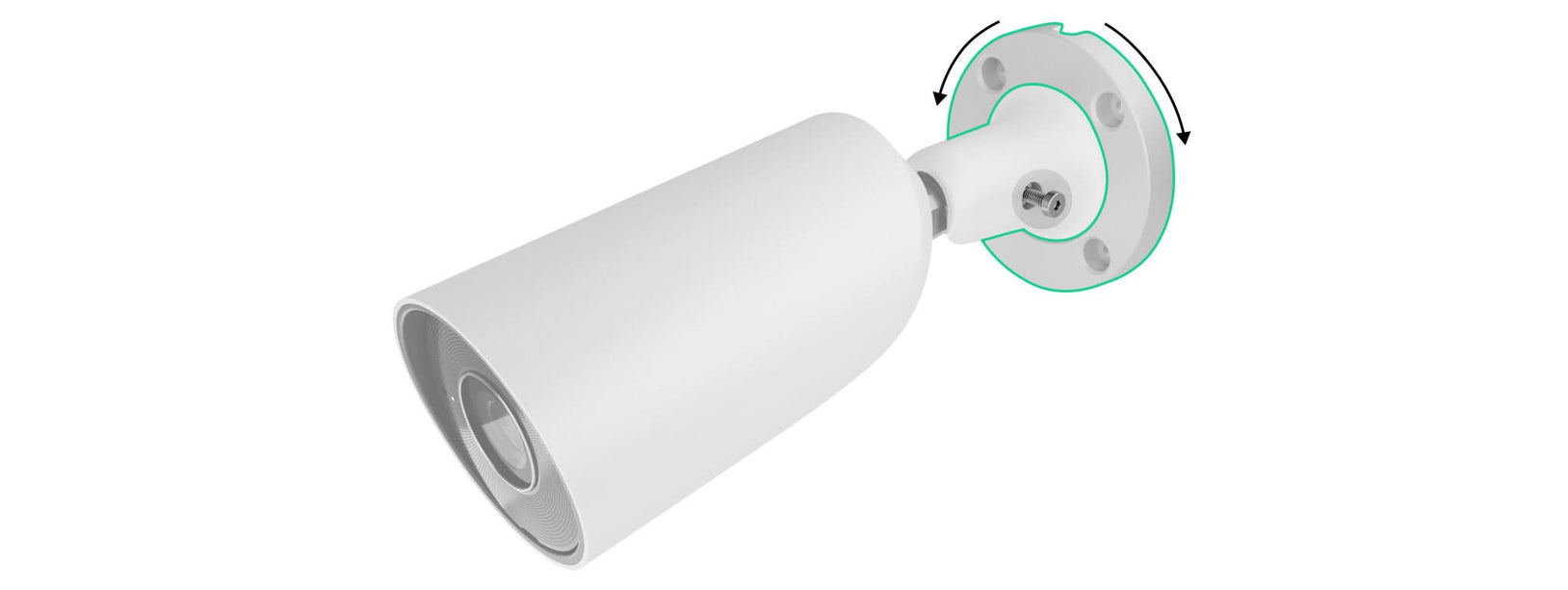 Ajax Systems Ajax Systems BulletCam 5MP Wit IP-Beveiligingscamera