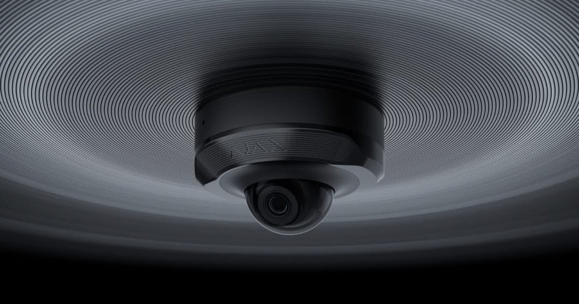Ajax Systems Ajax Systems DomeCam Black Mini 8MP IP security camera