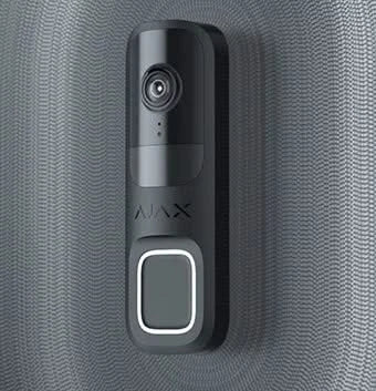 Ajax Systems Ajax Systems DoorBell, 4 MP Camera met ingebouwde AI en PIR Sensor DEMO grafietgrijs