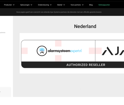 Ajax Systems Ajax Systems KeyPad Draadloos