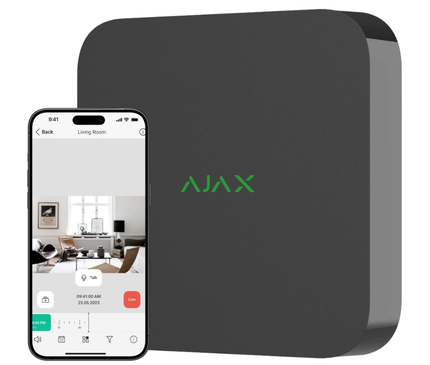 Ajax Systems Ajax Systems Kit 2x Turret, NVR en bekabeling zwart