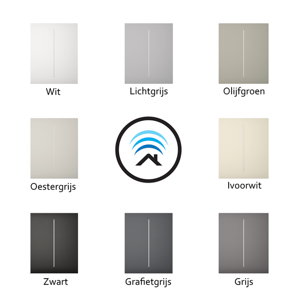 Ajax Systems Lichtschalter Mitteltaste (2-gängig)