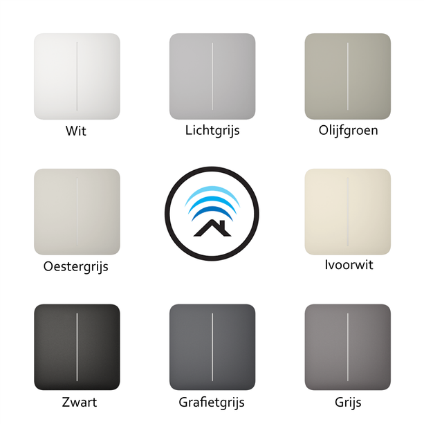 Ajax Systems Ajax Systems Lichtschalter Solo-Taste (2-Gang)