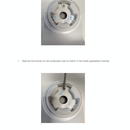 Ajax Systems Wandhalterungsadapter Weiß für TurretCam
