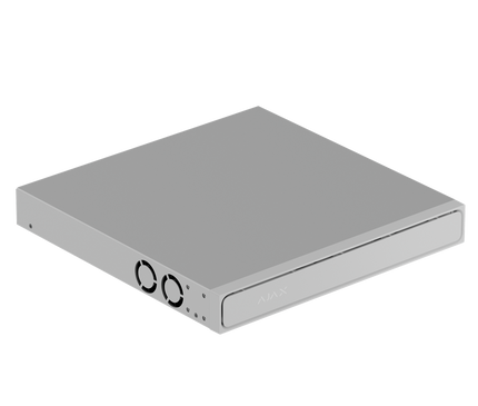 Ajax Systems Ajax Systems NVR H2DAC Recorder 16 Kanalen, 4K HDMI Zonder PoE, Wit