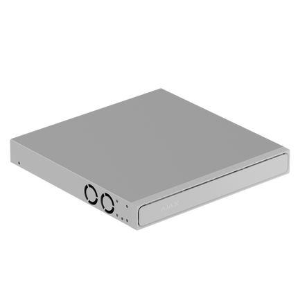 Ajax Systems Ajax Systems NVR H2DAC Recorder 16 Kanalen, 4K HDMI Zonder PoE, Wit