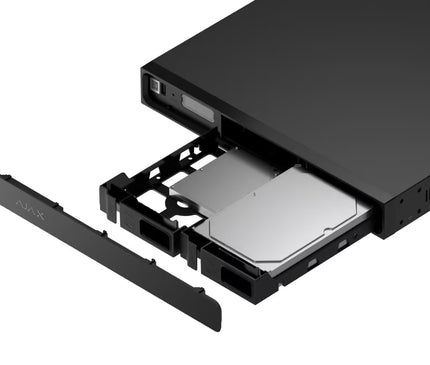 Ajax Systems Ajax Systems NVR H2DAC Rekorder 16 Kanäle, 4K HDMI ohne PoE, Schwarz