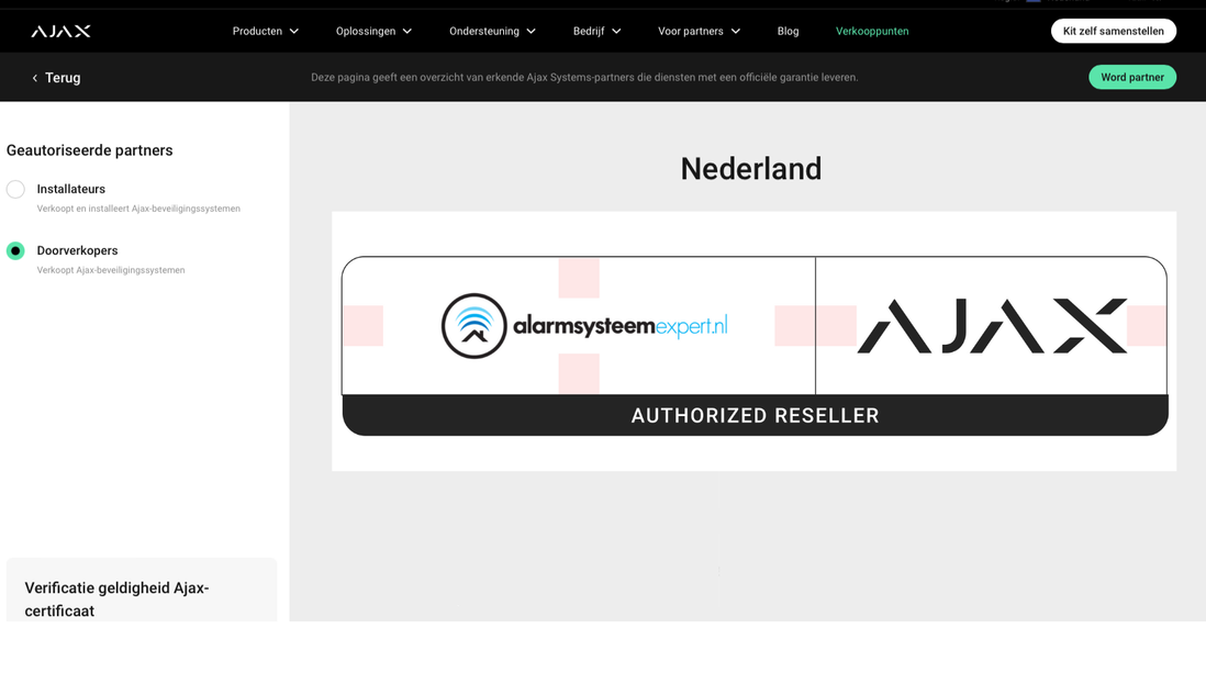 Ajax Systems Ajax Systems Smart socket Draadloze stekker