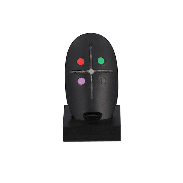 Ajax Systems Ajax Systems SpaceControl Black Funkfernbedienung mit farbigen Tasten