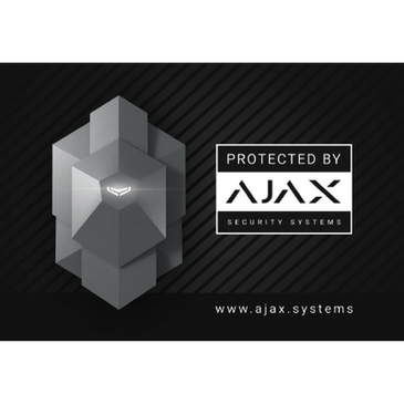 Ajax Systems Ajax Systems Sticker 150 x 100mm Anglais (Shield)