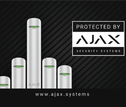 Ajax Systems Ajax Systems Aufkleber 150 x 100mm (Geschützt durch)