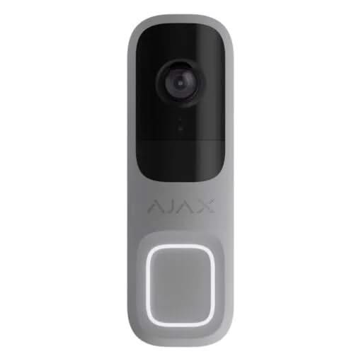 Ajax Systems DoorBell Lichtgrijs, 4 MP Camera met ingebouwde AI en PIR Sensor DEMO MODEL