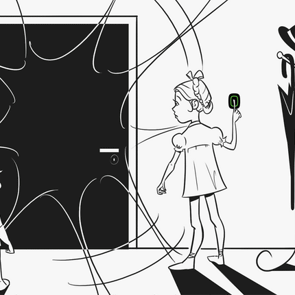 Ajax Systems Dubbele Paniekknop (Zwart)