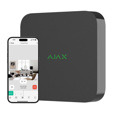 Ajax Systems Kit 2x Turret, NVR et câblage noir