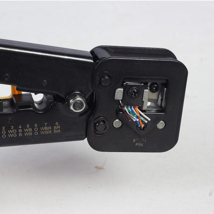 alarm system expert alarm system expert T-WC-05 Universal modular crimping pliers, RJ45 / RJ12 / RJ11 for push-through connectors