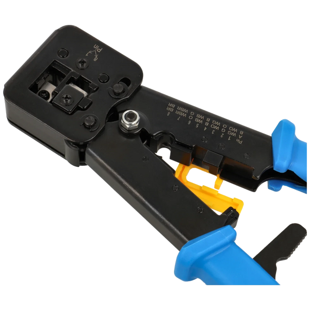 alarm system expert alarm system expert T-WC-05 Universal modular crimping pliers, RJ45 / RJ12 / RJ11 for push-through connectors