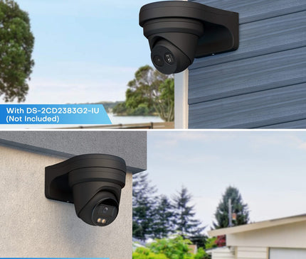 alarmsysteemexpert Camerasteun Zwart voor Hikvision en Dahua camera's