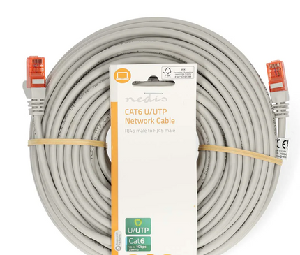 alarmsysteemexpert UTP CAT6 netwerkkabel 20,0 m