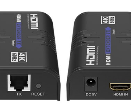 Alarm SystemExpert.co.uk 4K 60Hz HDMI Extender bis zu 120m eingestellt
